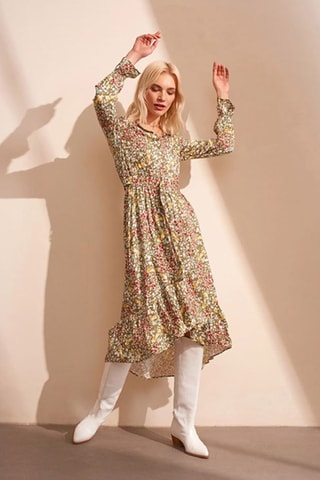 Midi-jurk - Kaki