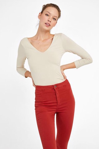 T-shirt - Beige