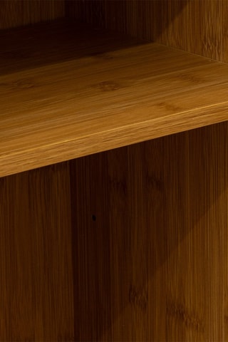 Meuble bas - 1 porte et 1 niche - Marron