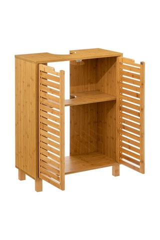 Meuble de salle de bain - 60 x 28 x 80 cm - Marron