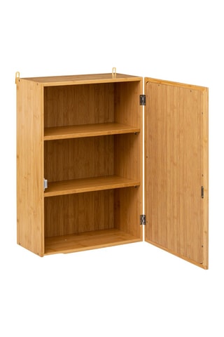 Meuble en bambou avec miroir Lab'n modul - 23,3 x 7 x 75 cm - Naturel