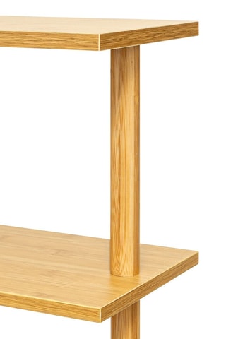 Meuble toilettes 1 porte - Imitation bois - 3 x 19 x 12 cm