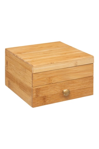 Boîte à bijoux en bambou - Naturel