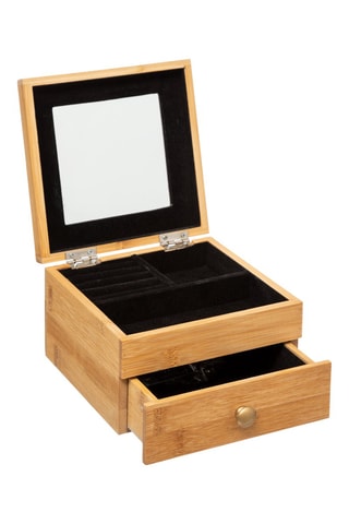 Boîte à bijoux en bambou - Naturel
