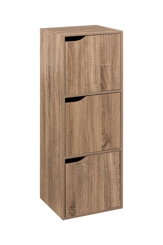 Etagère 3 niches - Beige - 34,4 x 100,5 x 32 cm
