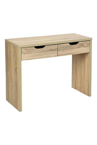 Bureau 2 tiroirs Bivoak - 100 x 39 x 79,5 cm - Imitation bois