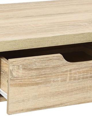 Bureau 2 tiroirs Bivoak - 100 x 39 x 79,5 cm - Imitation bois