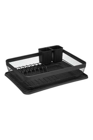 Egouttoir 1 niveau - 43 x 32 x 13,5 cm - Noir