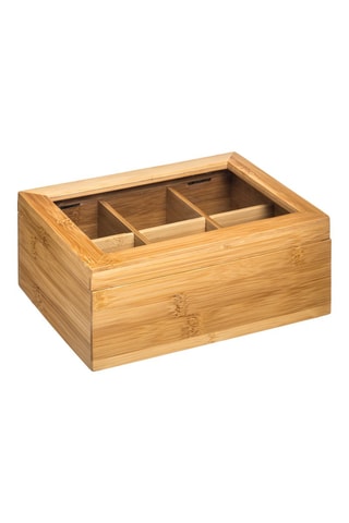 Boîte à thé en bambou - Naturel