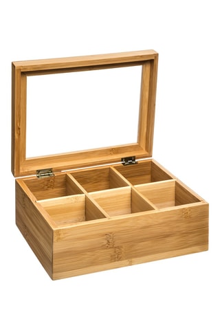 Boîte à thé en bambou - Naturel