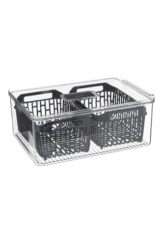 Organisateur frigo Tidy - 32,5 x 22,5 x 12 cm - Gris