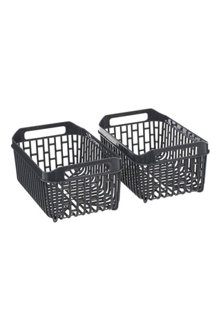 Organisateur frigo Tidy - 32,5 x 22,5 x 12 cm - Gris