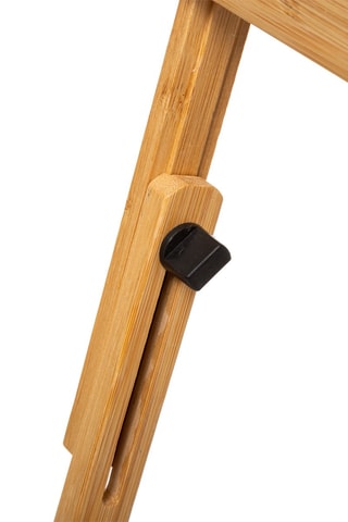 Plateau déjeuner en bambou - 53,5 x 33,5 x 21,5 cm - Naturel