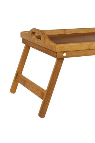 Plateau déjeuner en bambou - 50 x 30 x 6,5 cm - Naturel