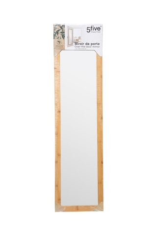 Miroir de porte - 35 x 1,5 x 114 cm - Marron