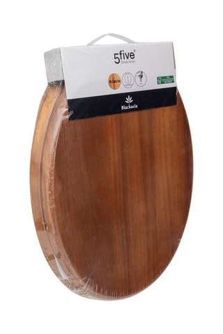 Abattant WC en bois d'acacia