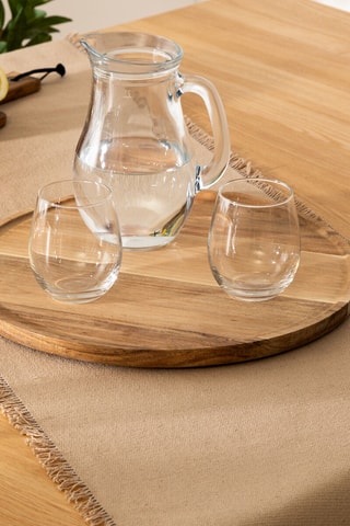 Plateau en bois d'acacia - 30 cm