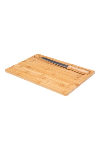 Ensemble planche à découper et couteau