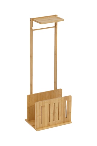 Meuble de salle de bain en bambou - 82 x 30,5 x 21 cm