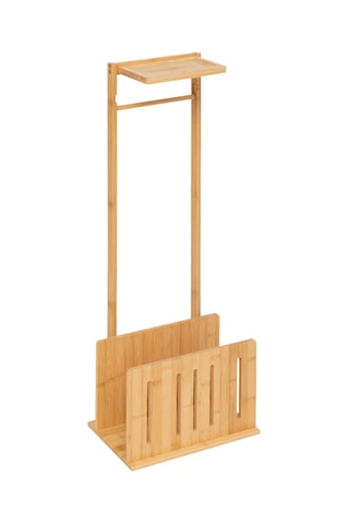 Meuble de salle de bain en bambou - 82 x 30,5 x 21 cm