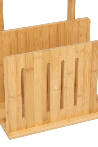 Meuble de salle de bain en bambou - 82 x 30,5 x 21 cm
