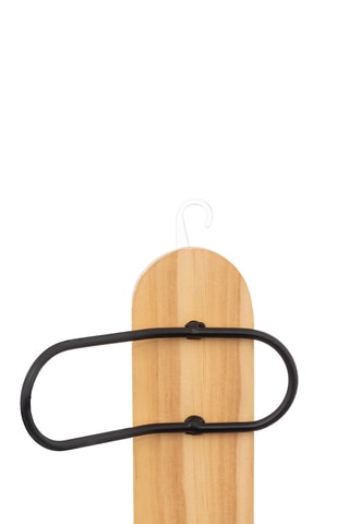 Porte-manteau en bois - 74 x 13,2 x 5,5 cm