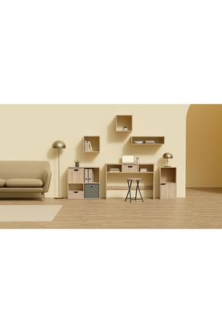 Étagère 4 niveaux - Blanc - 67,6 x 32 x 67,6 cm