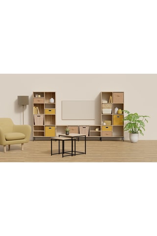 Étagère 6 cases - Blanc - 67,6 x 32 x 100,5 cm