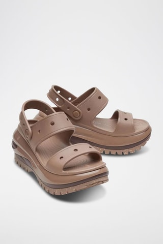 Sandales compensées Mega Crush - Marron