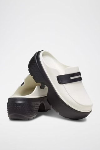 Mocassins plateformes Stomp Loafer - Blanc et noir