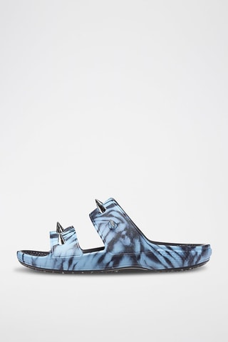 Claquettes Classic Rebel Bleu et noir