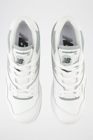 Baskets en cuir 550 - Blanc et gris