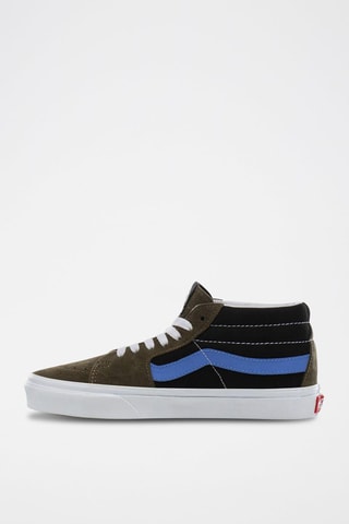 Sneakers montantes SK8 Vintage Sport en nubuck - Kaki