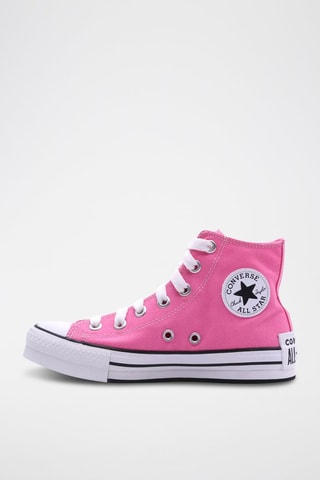 Baskets montantes plateformes HI - Rose