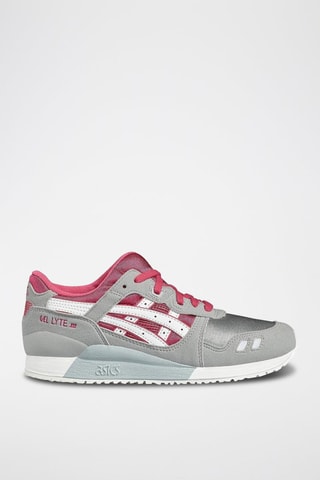 Chaussures de running en nubuck Gel Lyte 3 - Gris et rose