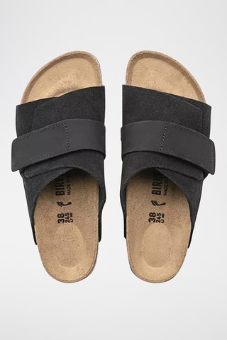 Mules en nubuck Kyoto - Noir
