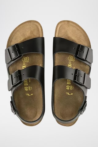 Sandales en cuir Milano - Noir