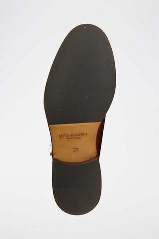 Derbys à boucles en cuir Regular Marron