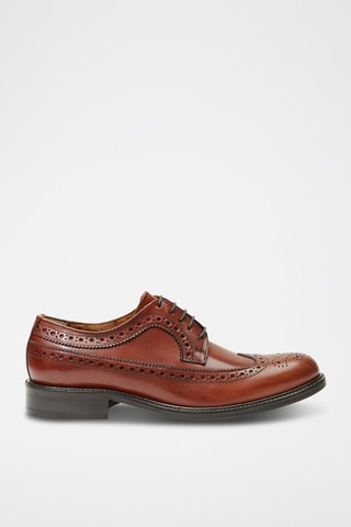 Derbys en cuir Regular Marron