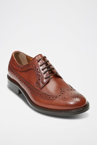 Derbys en cuir Regular Marron