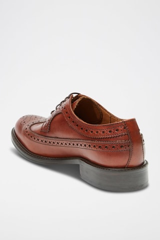 Derbys en cuir Regular Marron