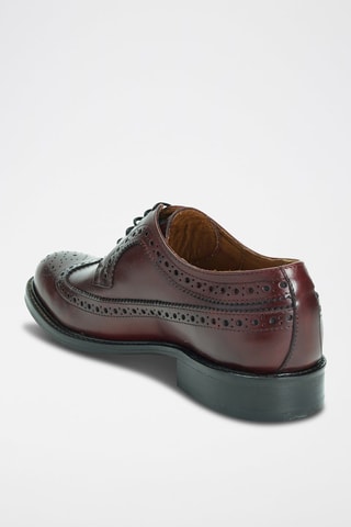 Derbys en cuir Regular Bordeaux