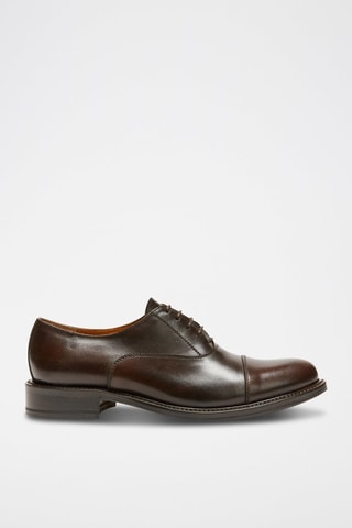 Richelieus en cuir Regular Marron foncé
