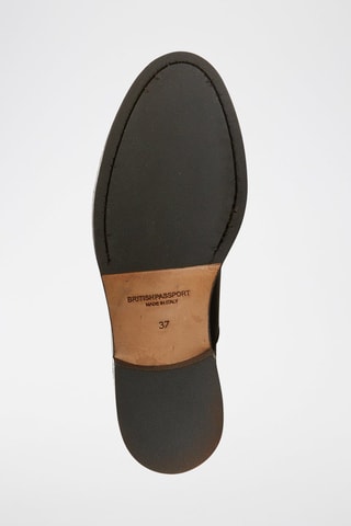 Richelieus en cuir Regular Marron foncé