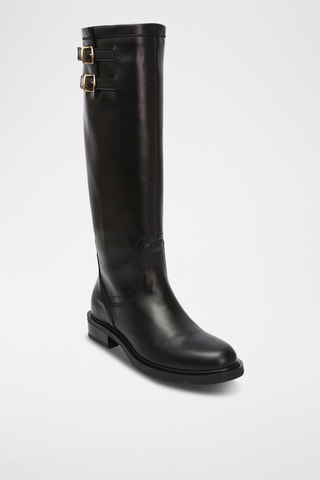 Bottes en cuir Regular - Noir