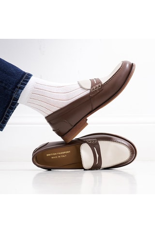 Mocassins en cuir - Marron