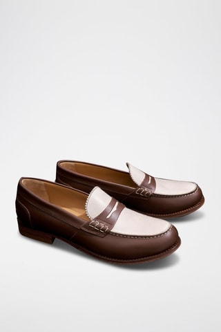 Mocassins en cuir - Marron