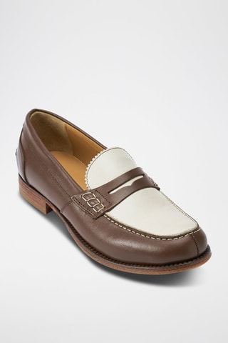 Mocassins en cuir - Marron