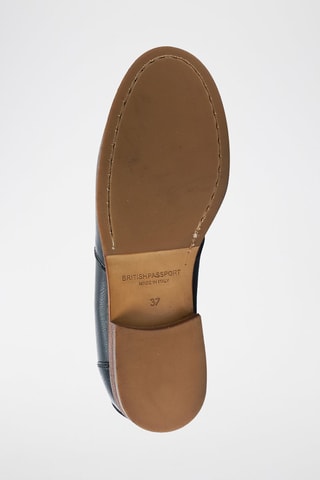 Mocassins en cuir - Noir