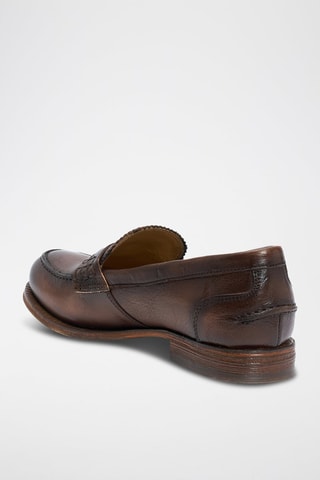 Mocassins en cuir - Marron
